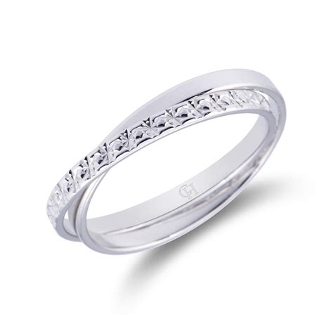 white gold russian wedding ring